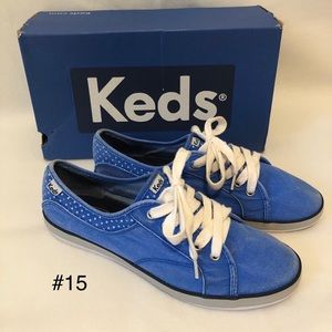 ✅SOLD✅Washed Blue Keds tennis shoes sz 7 taylor swift